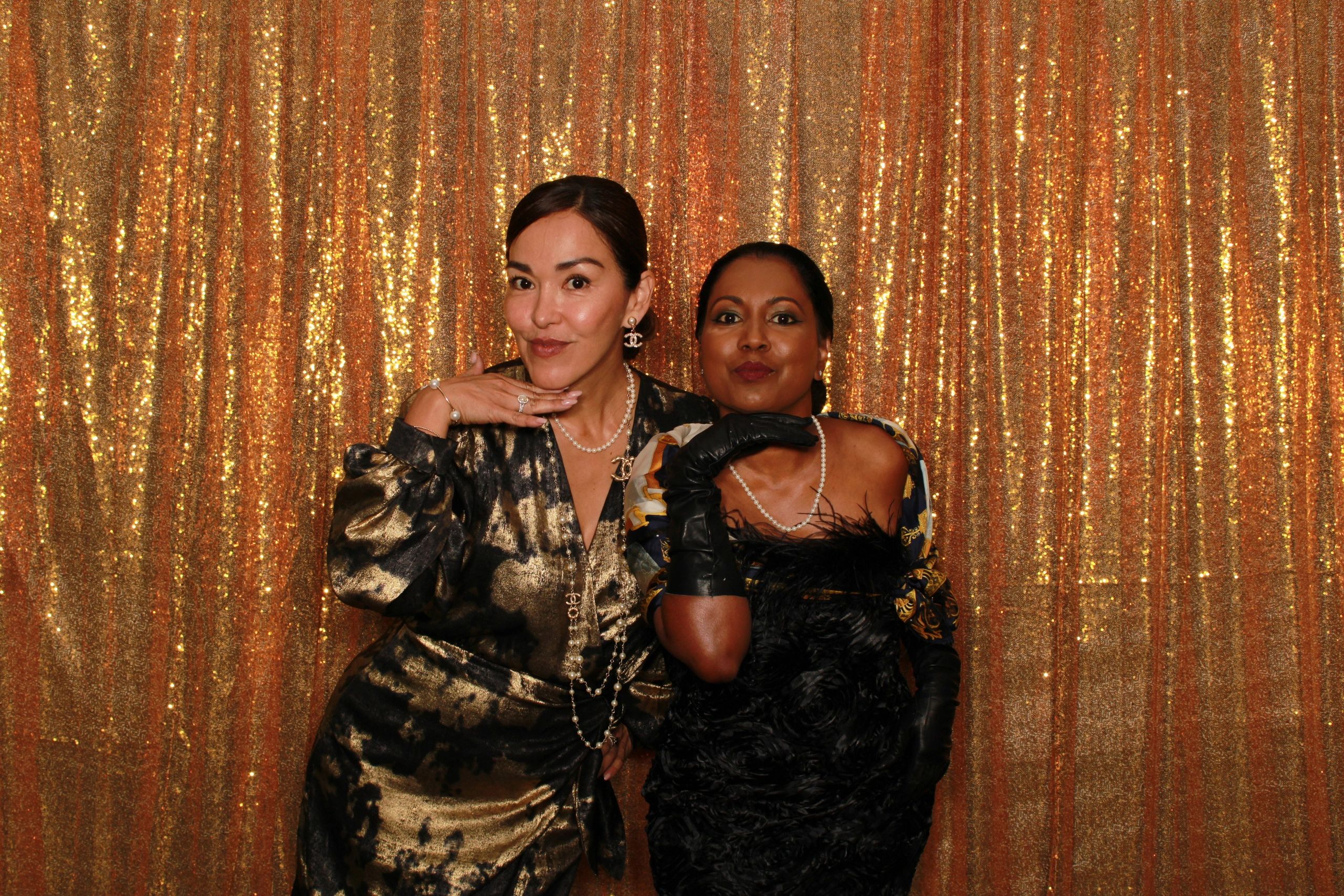 Scottsdale Luxury apartment residents have fun at a resident event in the photo booth