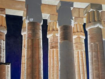 Ägyptische Säulen, Schritt 10, Hanns Honecker