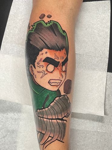 Rock Lee tattoo