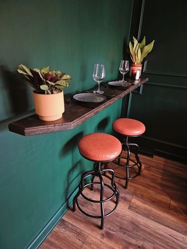 Bespoke Breakfast Bar made using handyman services, Painter and decorator, Home repairs.