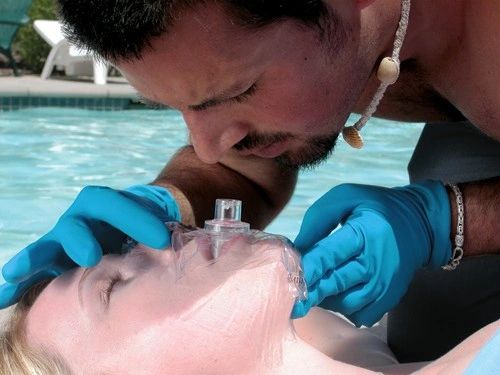 Scuba Diver Doing CPR