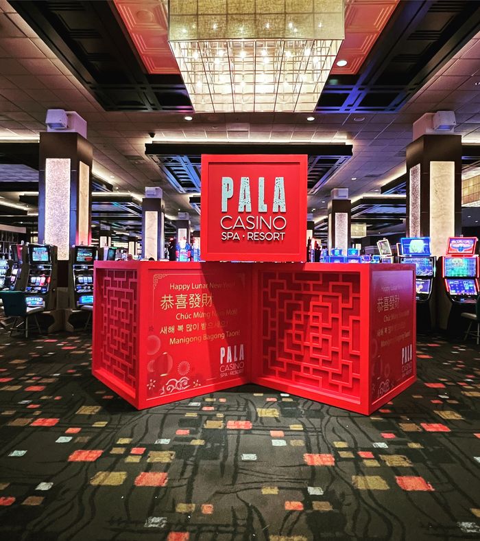 Custom made display cubes for Chinese New Year