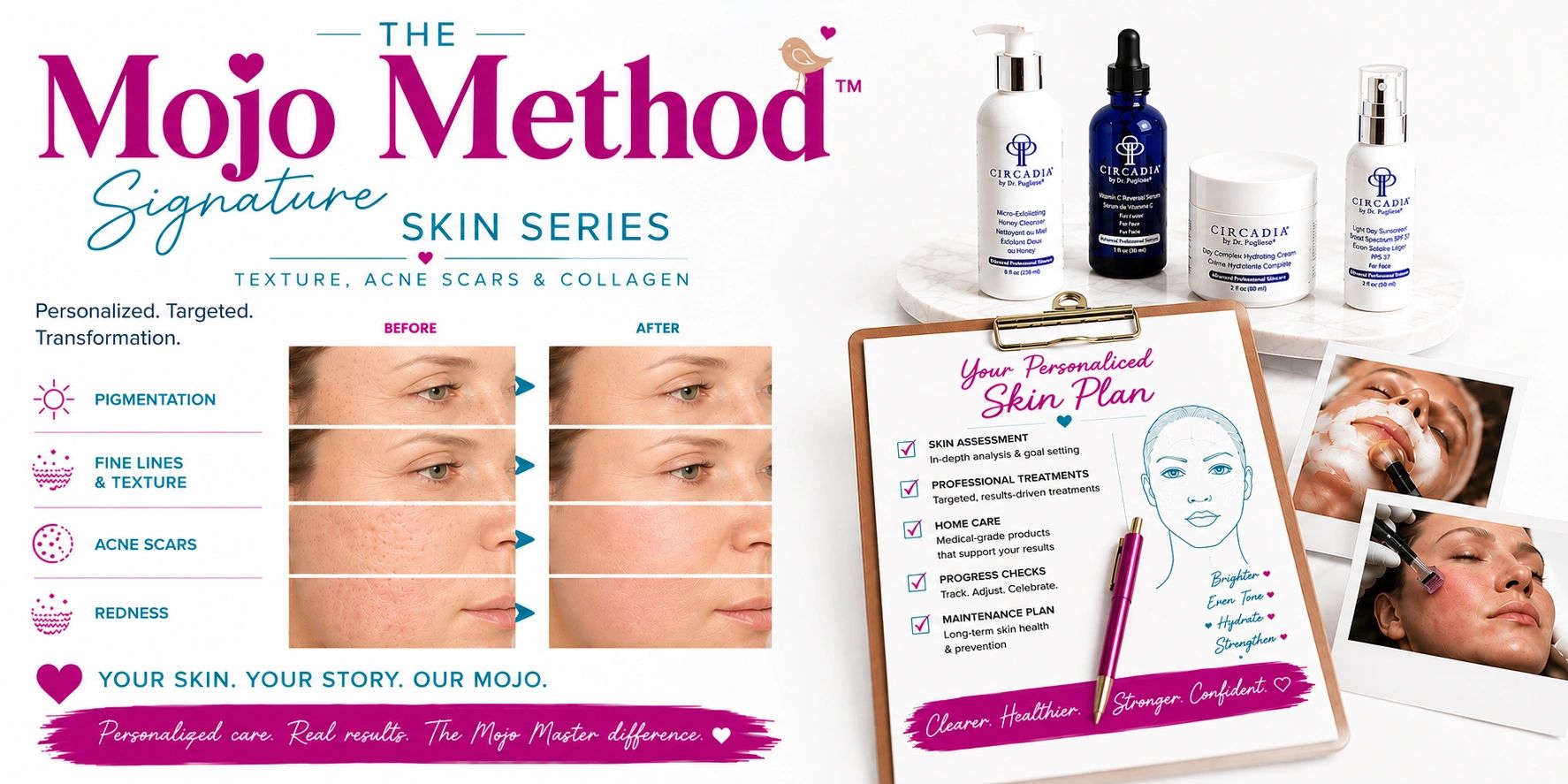 Mojo Method Signature Skin Series for personalized skin transformation.