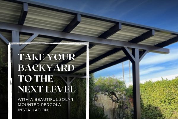 solar panel pergolas