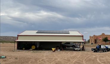 metal roof solar installation presidio tx