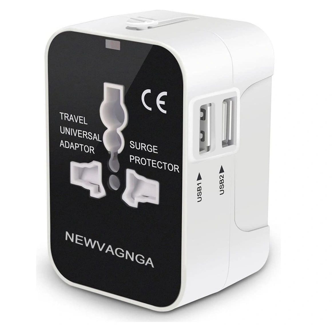 International Universal All in One Worldwide Travel Adapter Wall Charger AC Power Plug Adapter with Dual USB Charging Ports for USA EU UK AUS European Cell Phone Laptop International Universal All in One Worldwide Travel Adapter Wall Charger AC Power Plug Adapter with Dual USB Charging Ports for USA EU UK AUS European Cell Phone Laptop