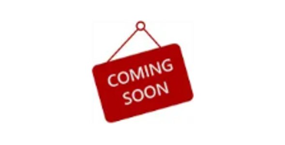 a red sign with a string tied to either end so that the sign can be hung with white writing that say