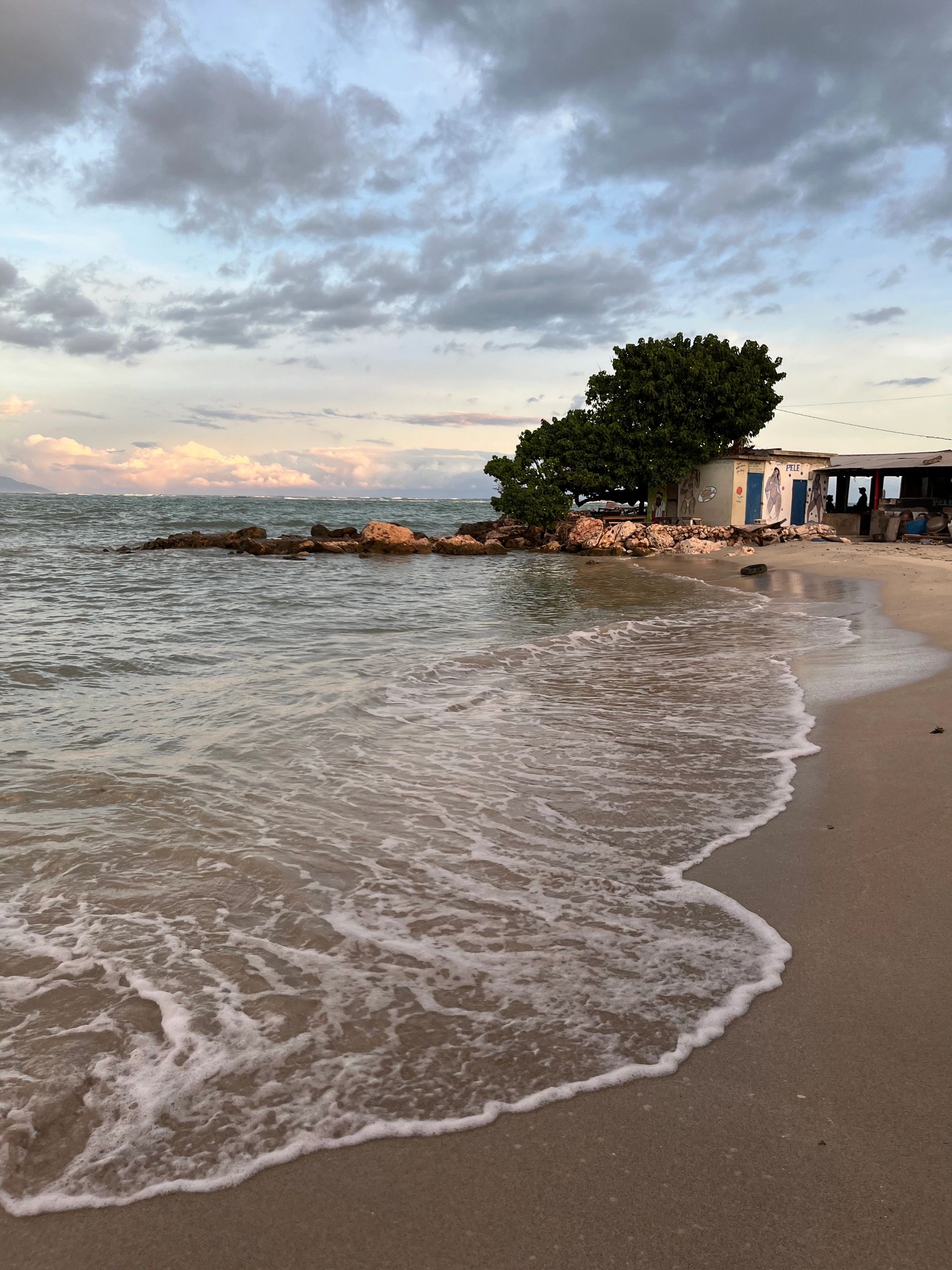 Hellshire Beach the day before hurricane Melissa hit Jamaica at a category 5.