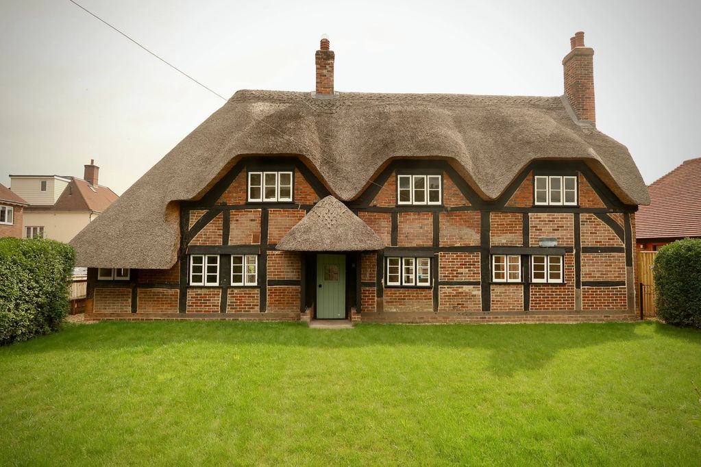 Frontage of the Grade II Listed Bargain Farmhouse