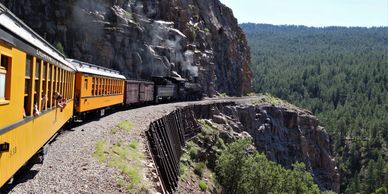 the train durango to silverton colorado trail access by bottomless backpacks