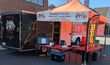 Our set up at an event
#birmiesfixins