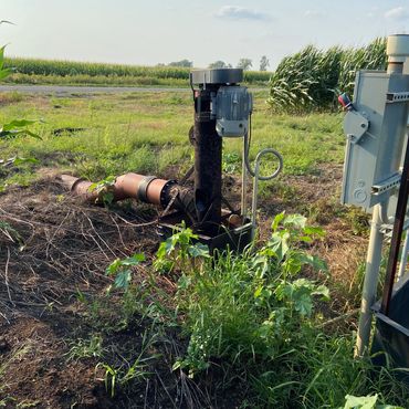 12 in Farm Drainage pump, VFD drive ag drainage pump, line shaft pump, farm pump, flood pump