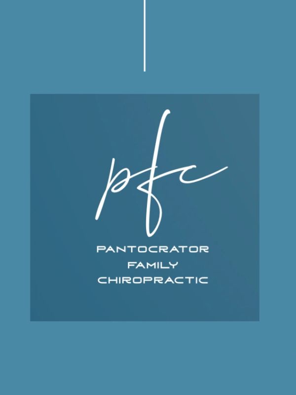 Logo of Pantocrator Family Chiropractic with stylish initials pfc.