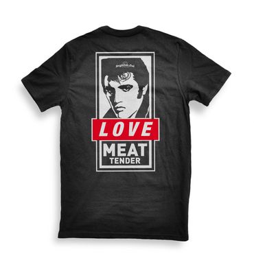 Ltd. edition Brightside Deli, Love "Meat" Tender T-shirt.
Back
