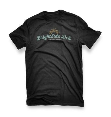 Ltd. edition Brightside Deli, Love "Meat" Tender T-shirt.
Front