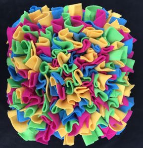 green, blue, pink, yellow snuffle mat