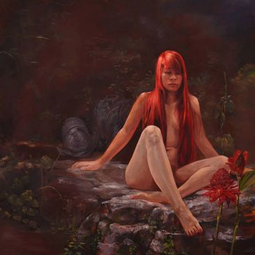 The Spaniard's Lover
48" x 48"
2014
Oil on Canvas