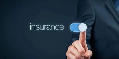 Person in suit turning on insurance toggle switch.