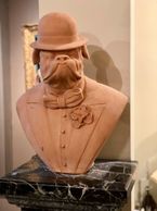 Bust of a Whimsical Bulldog
Whimsicaal Sculpture
Whimsical Art