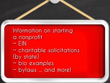 Receive all the knowledge that I have when creating a nonprofit or LLC.