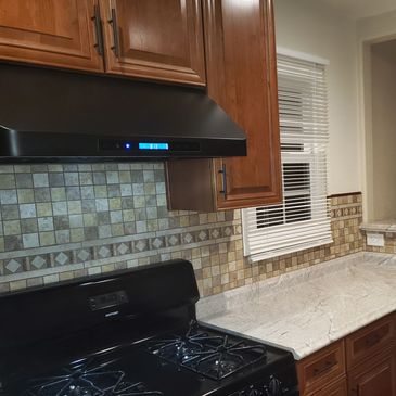 stove hood install