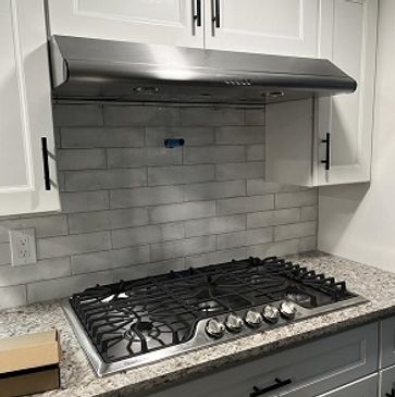 stove cook top install