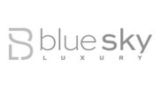 Blue sky luxury logo
