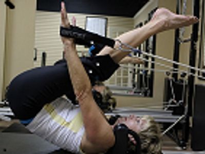 Core control on the Pilates V2Max Reformer