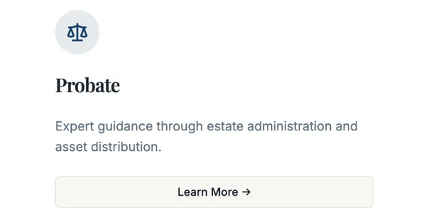 Estate / Trust Administration, Affidavit Procedure for Small Estate, Disputes and Contested Matters