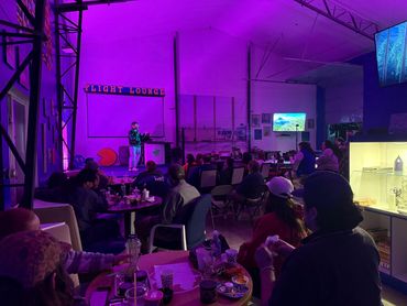 Members enjoying a Comedy Show @Flightloungepdx