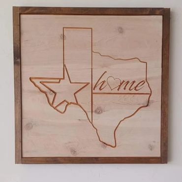 Wall Art, Texas, Texas home, home, wooden, rustic,
