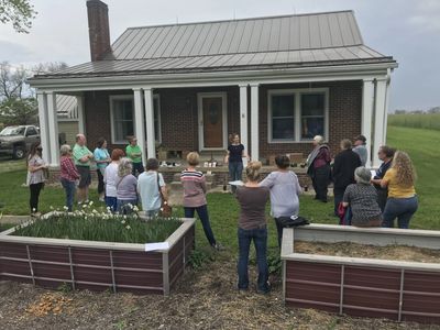 Presentation on native plants here at Porter Farm. There are 18 large, raised beds for planting