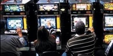 Picture of slot machines at Harrah's Casino in Cherokee, NC near Brookside Cottages Vacation Rentals