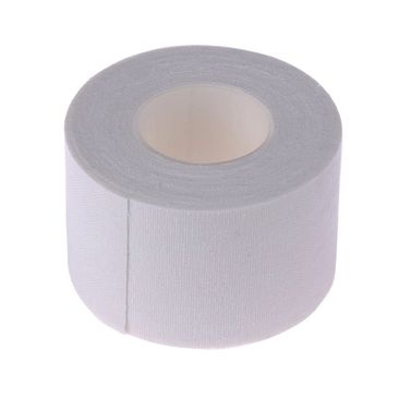 A roll of white medical or athletic tape.