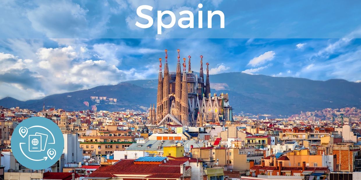 View of the city and the Sagrada Família
in Spain