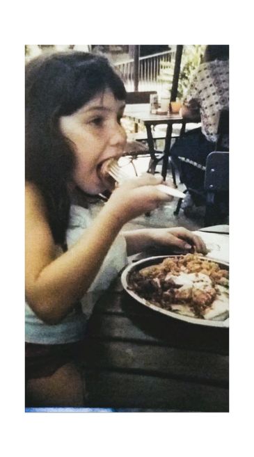 foodie as a child, food lover, cook, book writer, food blog