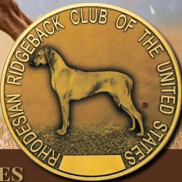 Medallion of the Rhodesian Ridgeback Club of the United States.