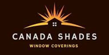 Logo of Canada Shades, specializing in window coverings.