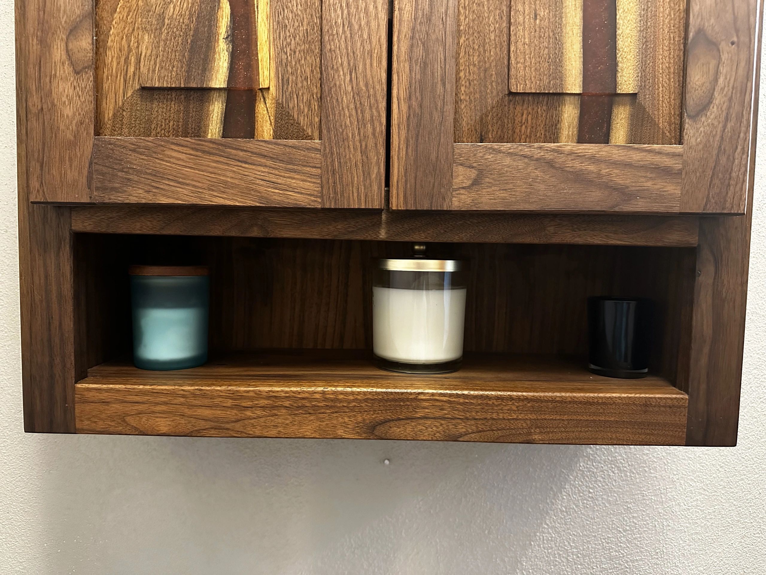 Open shelf cabinet