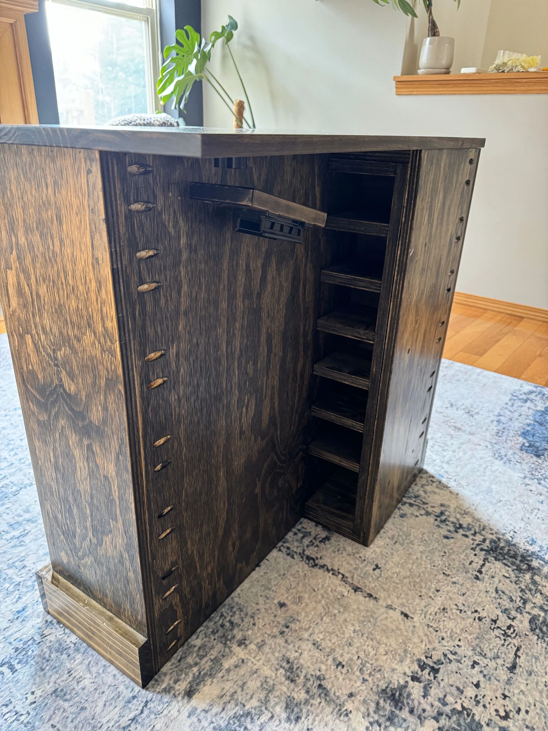 Concealment side table
