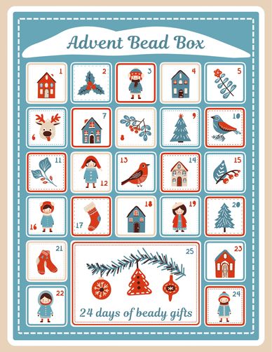 Advent calendar
beads
holiday gift giving
knot just beads
fun holiday activity
diy
handmade jewelry