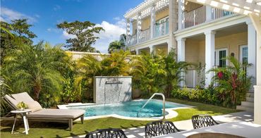 suite with a private pool for family