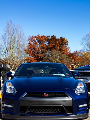 Nissan GTR. Car show photography.