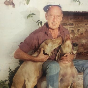 John Cannon(Snr) with his dogs