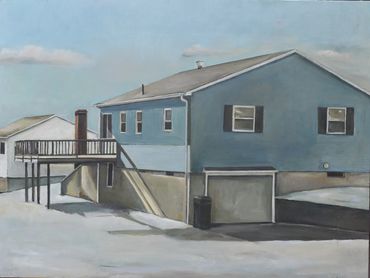 Whip City is a series of paintings that explores an American Dream preserved in a peripheral environ