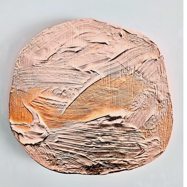 Shadow light XVIII - Acier régulier, acier, résine et acrylique sur bois - 15,5 X 16,5 X 1,5 pouces