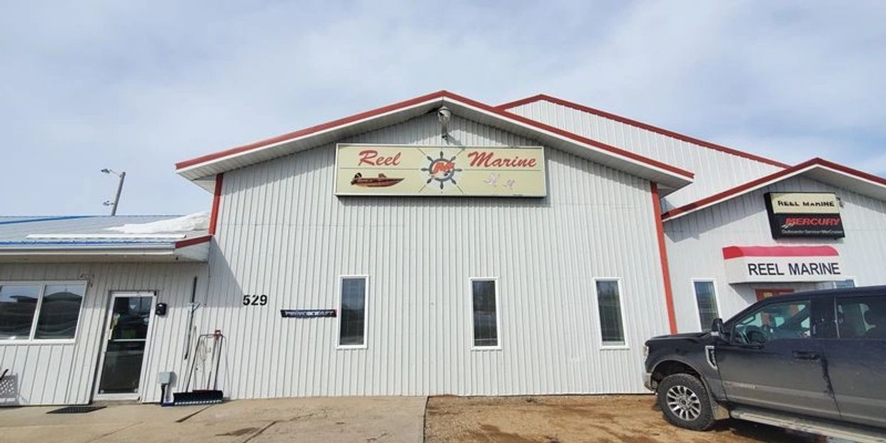 Reel Marine store front, Foam Lake Saskatchewan
