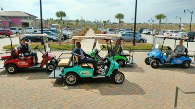 4 Passenger Customer Golf Cart Rentals EZGO Club Car
