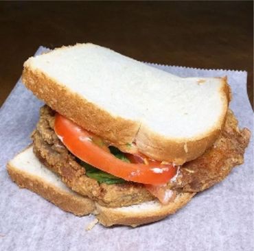 Pork Chop Sandwich with Fries