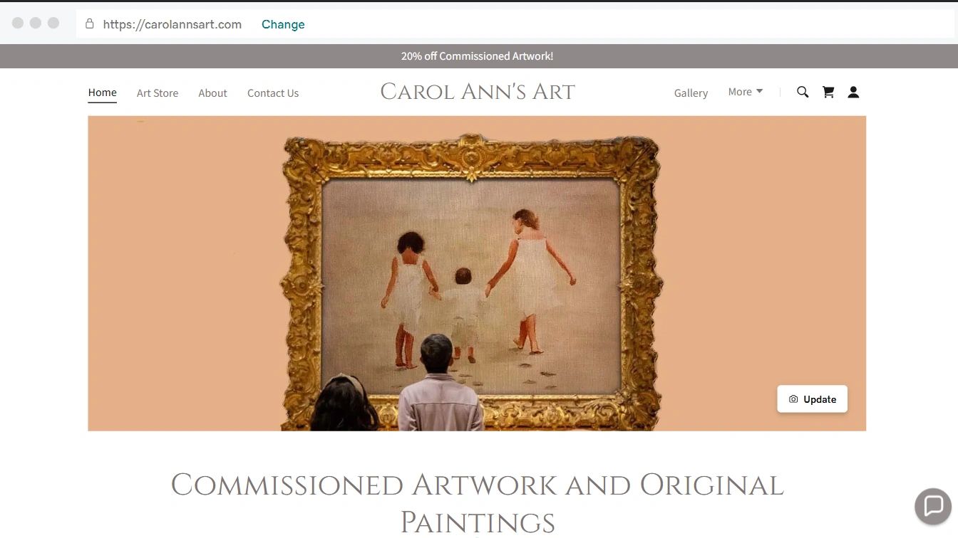 picture of my front page